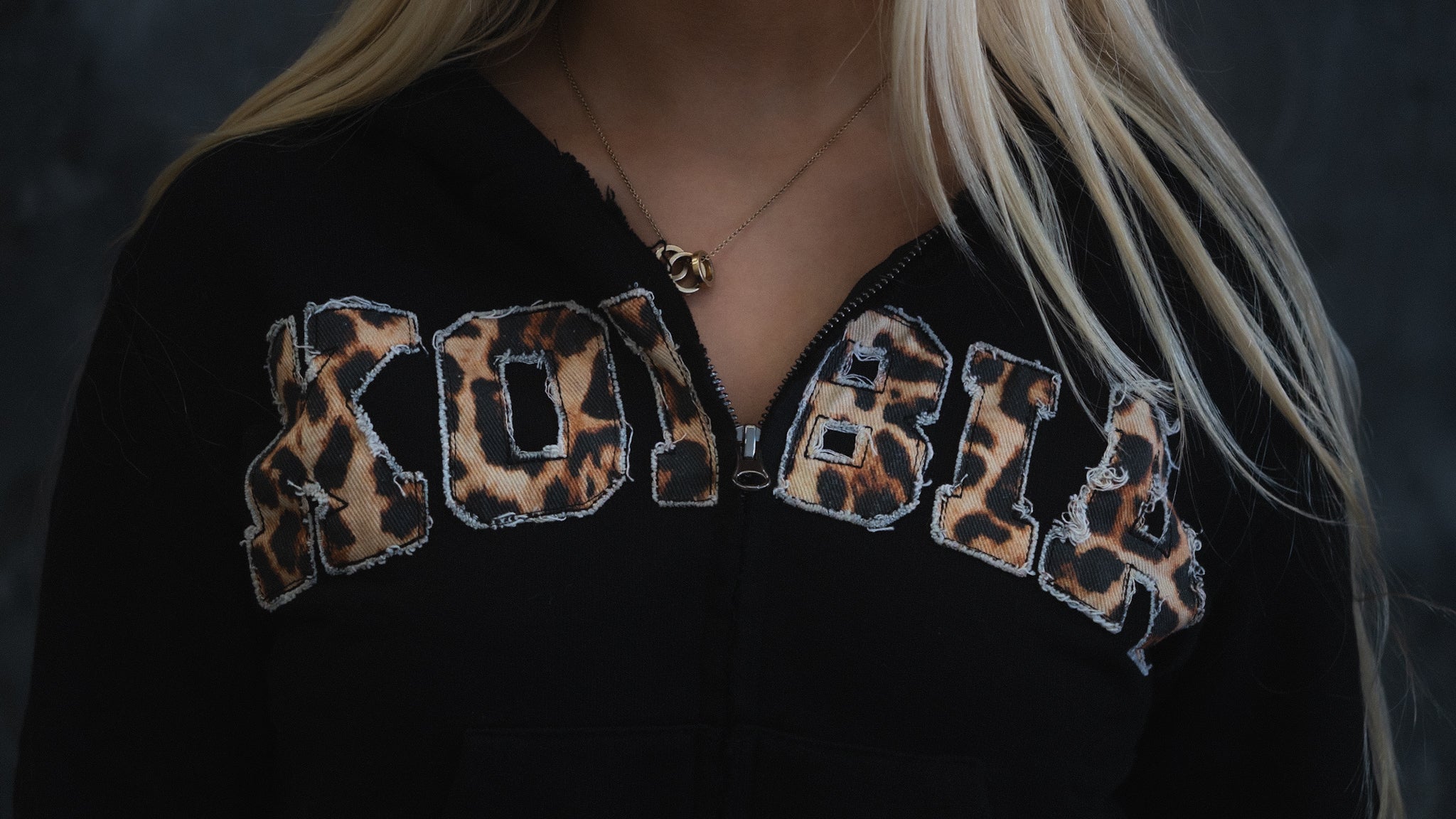 Cheetah Zip Up Hoodie